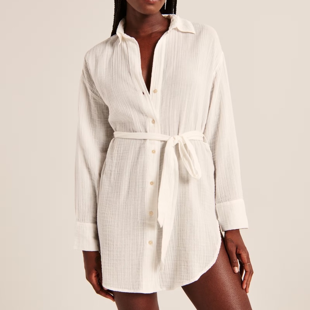 Abercrombie Beach Cover Up Mini Dress